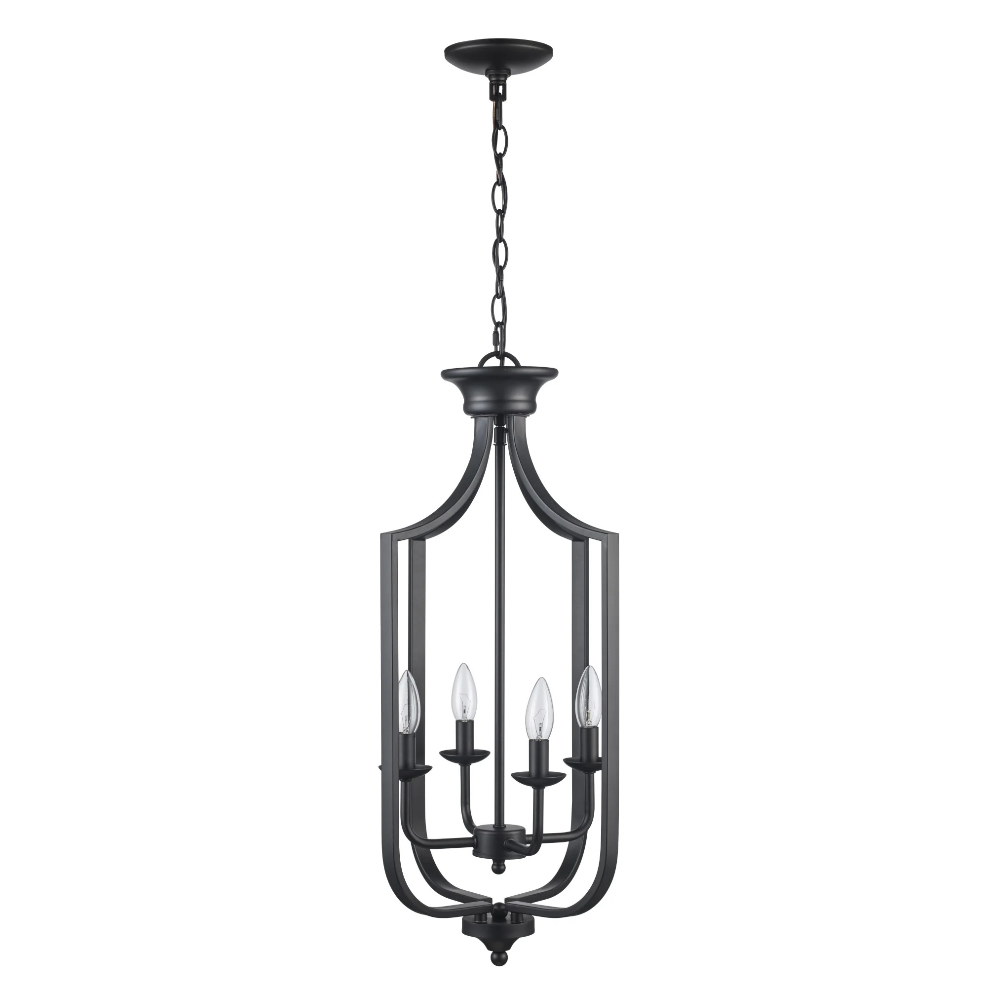 Trans Globe Lighting 11215 Hillcrest 4 Light 14" Wide Pendant - Black - Image 9