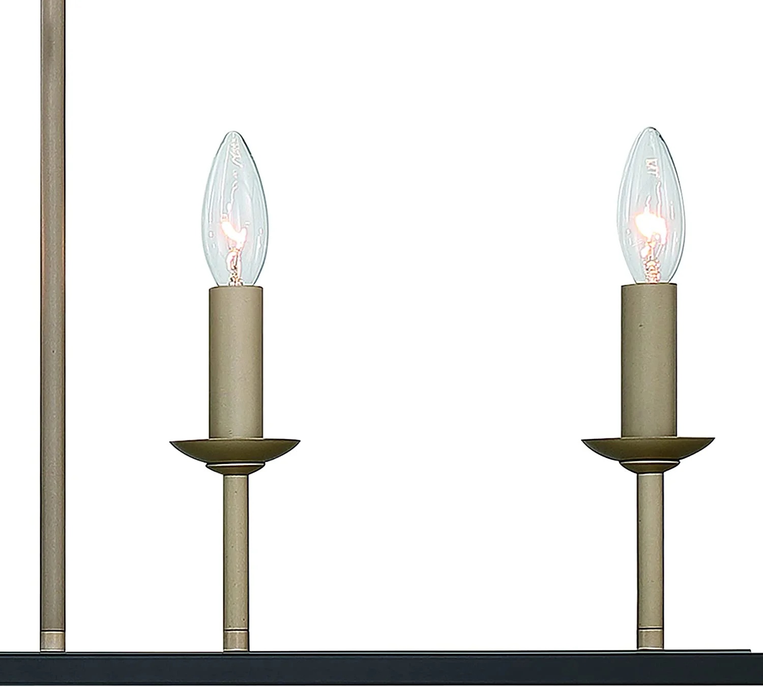 Vanity Art 6 Lights Kitchen Island Linear Pendant Chandelier | Modern Hanging Lighting Farmhouse Light Fixtures for Over Dining Table Kitchen Living Room 15056-BK-CH - Image 14