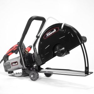 XtremepowerUS 14" Electric Concrete Saw, 2600W/15A Motor, Circular Saw Cutter With 5" Cutting Depth, Wet/Dry Disk Saw Cutter Includes Water Line, Pump For Stone, Brick, Porcelain, Concrete
