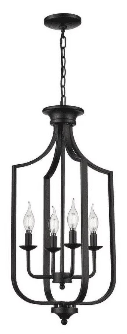 Trans Globe Lighting 11215 Hillcrest 4 Light 14" Wide Pendant - Black