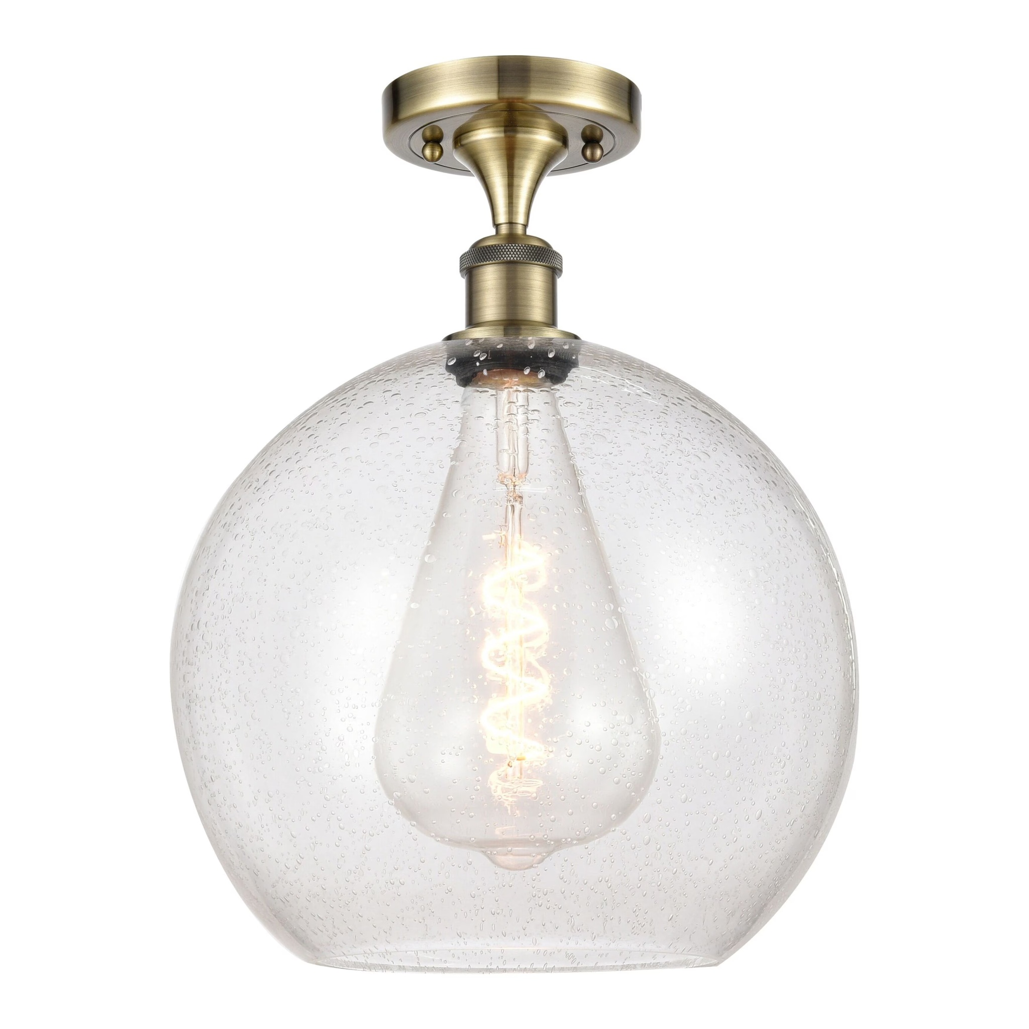 Innovations Lighting 516-1C-17-12 Athens Semi-Flush Athens 12" Wide Semi-Flush Globe - Image 28
