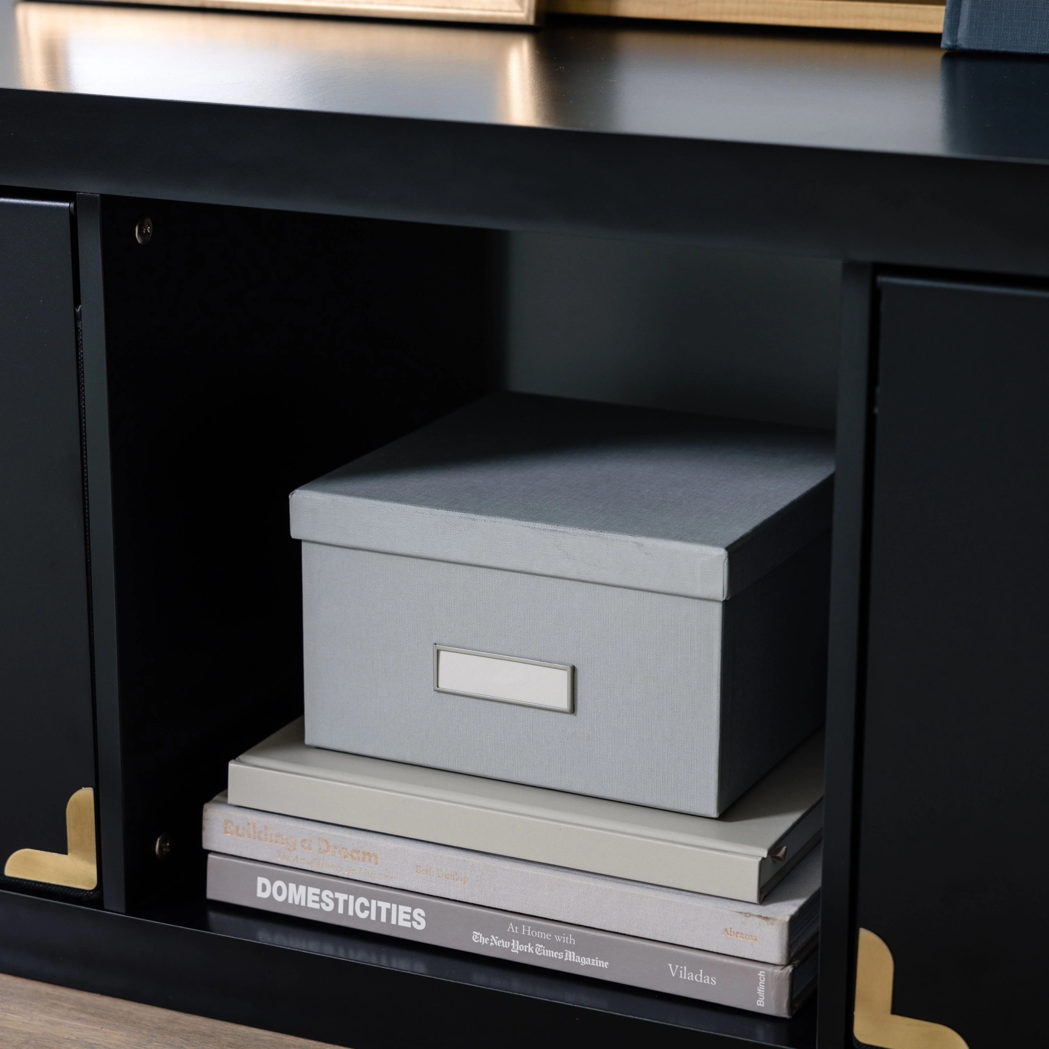 Better Homes & Gardens 5-Cube Vertical Storage Organizer, Solid Black - Image 5