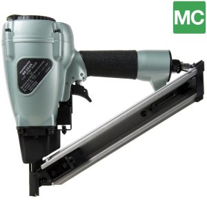 Metabo HPT Metal Connector Nailer | Pro Preferred Brand of Pneumatic Nailers | 36 Degree Magazine | Accepts up to 1-1/2-Inch Nails | Ideal for Fastening Metal Connectors to Wood | NR38AK