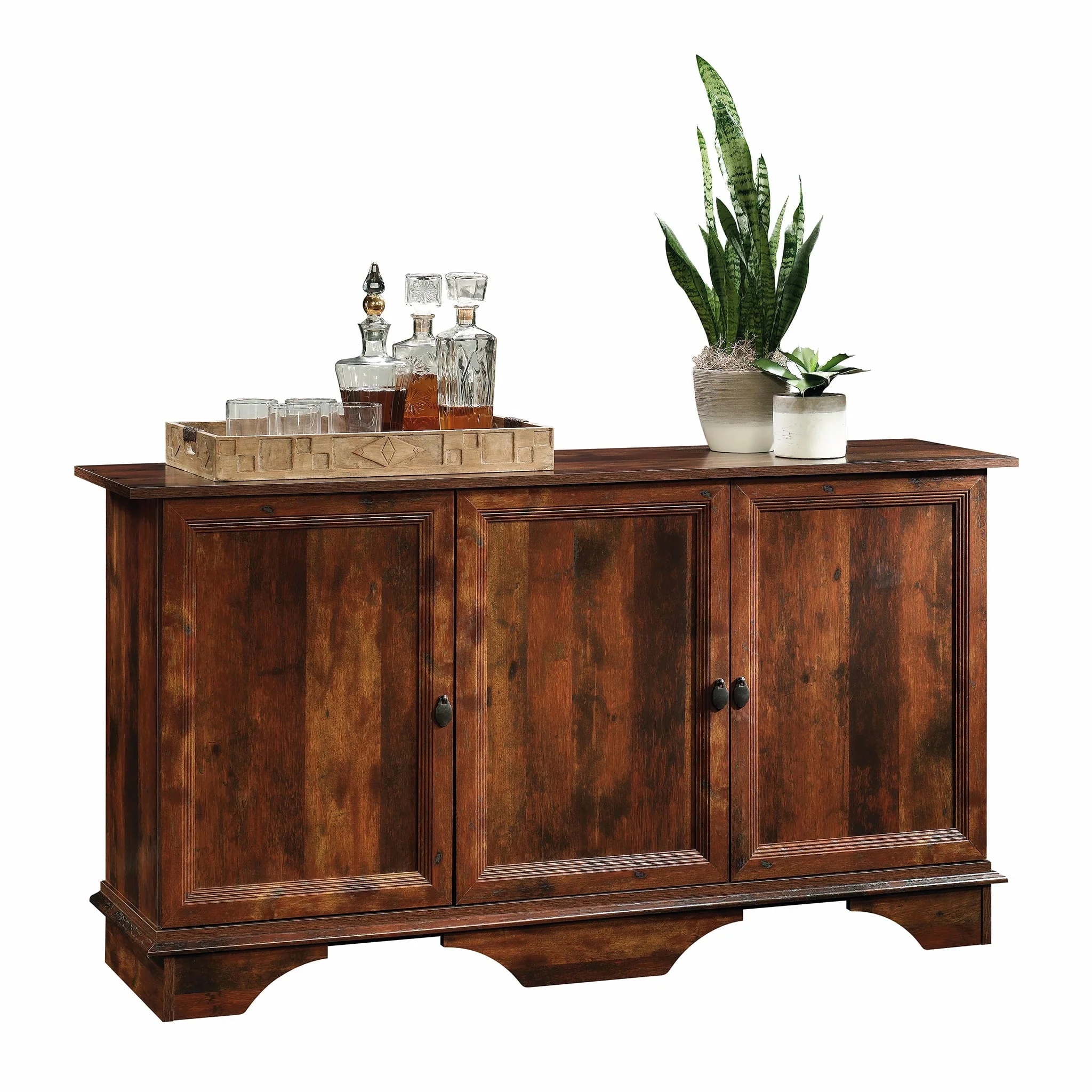 Sauder Viabella Storage Cabinet, Curado Cherry Finish