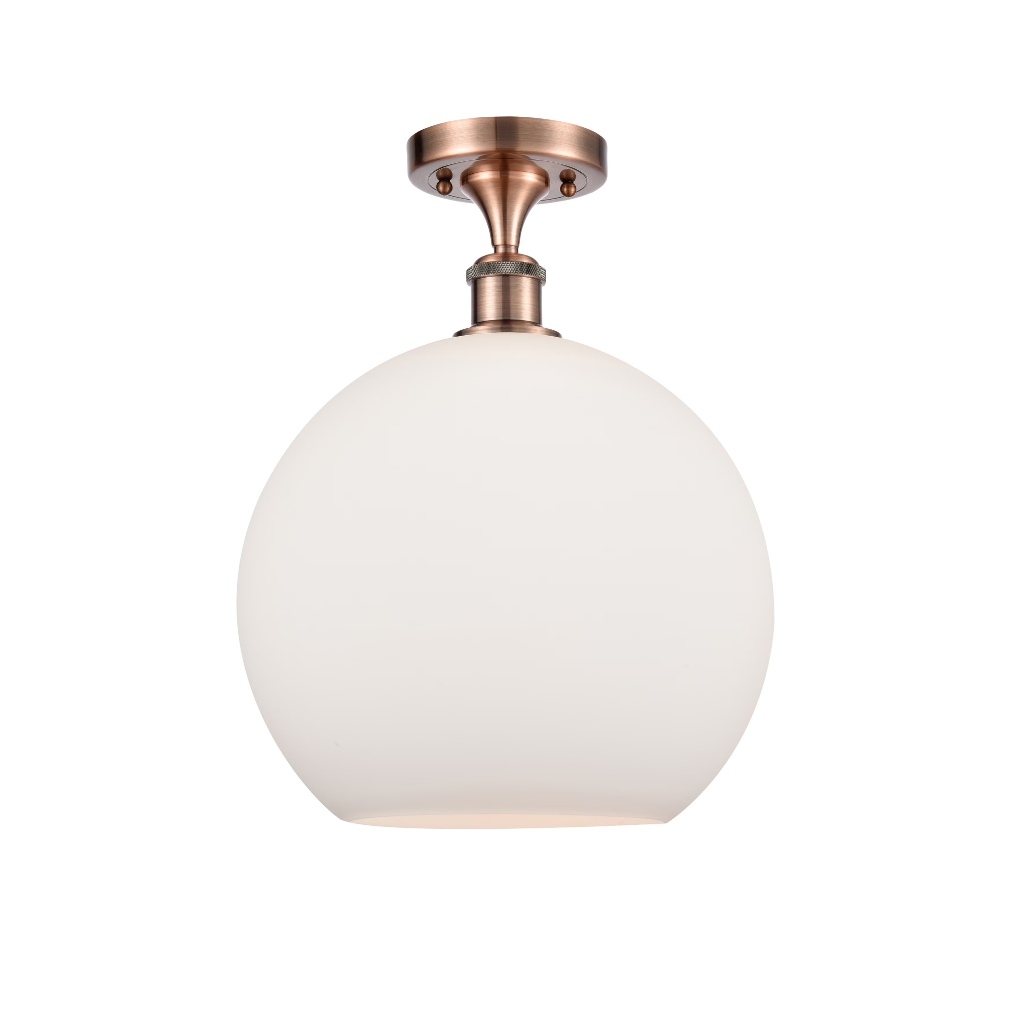 Innovations Lighting 516-1C-17-12 Athens Semi-Flush Athens 12" Wide Semi-Flush Globe - Image 20