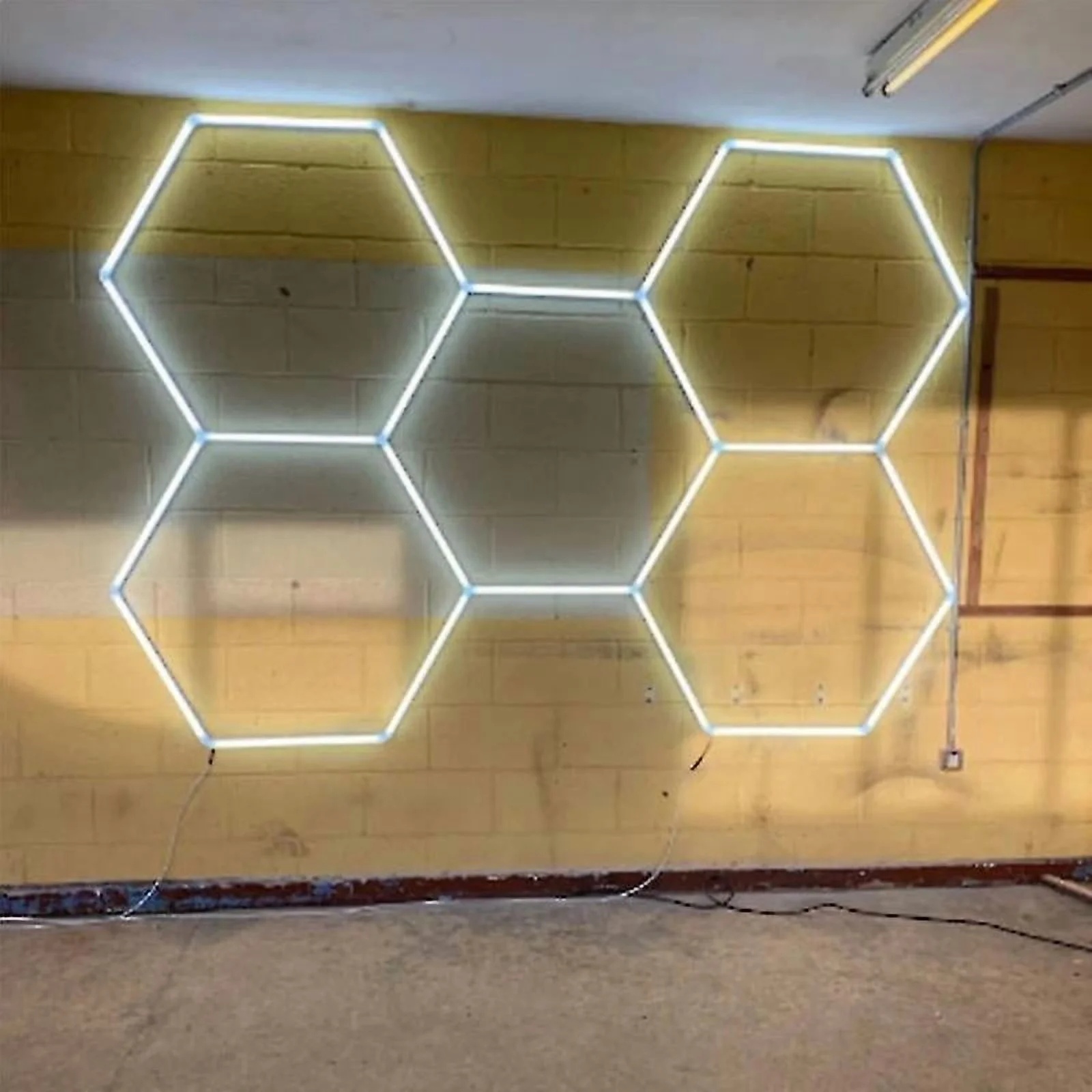 Garage Light Hexagon Lights Lamp AC 90-260V Led Car Workshop Ceiling Lighting - Image 2
