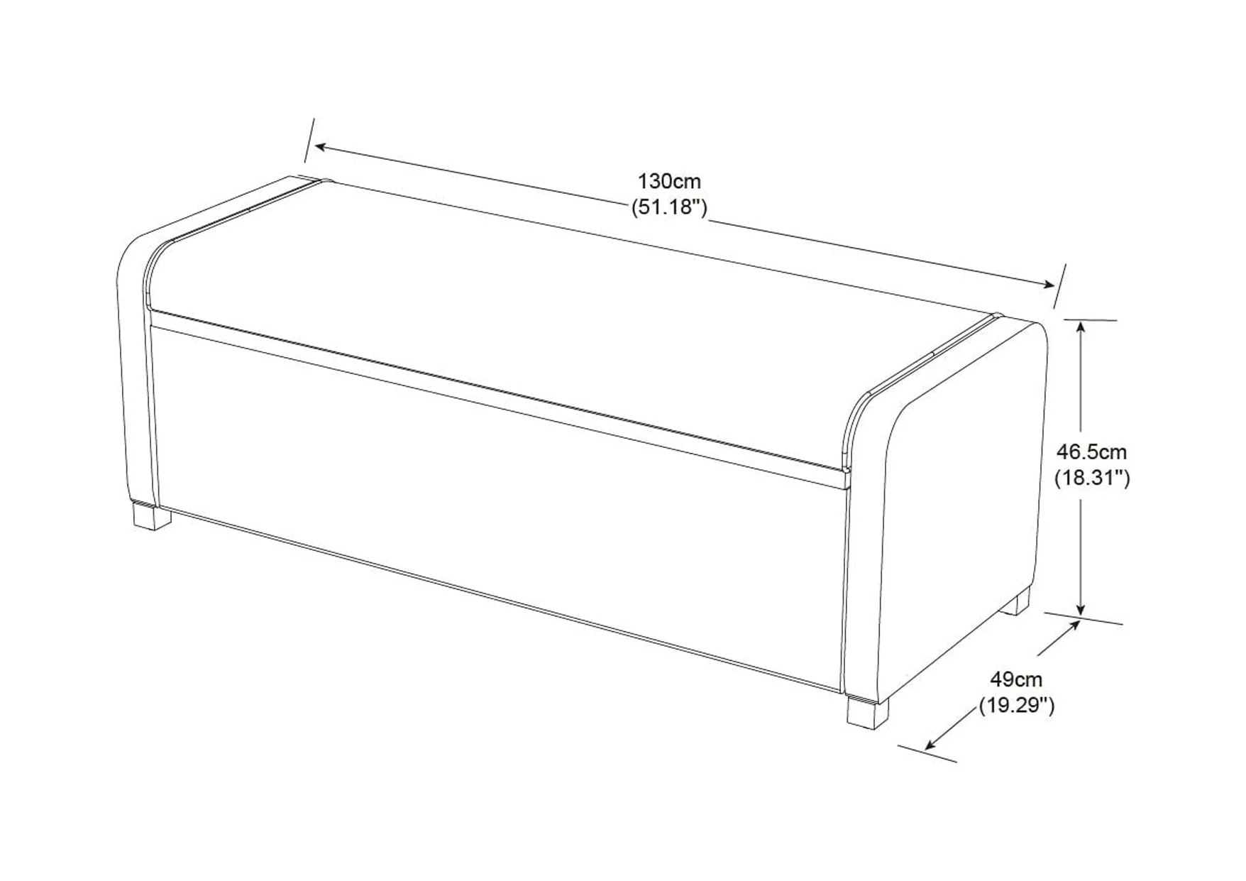 Better Homes & Gardens Hawthorne Park Outdoor Storage Ottoman - Image 8