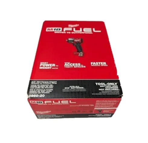 Milwaukee 2960-20 M18 FUEL 3/8" Mid-Torque Impact Wrench with Friction Ring -C 600 ft-lbs Torque, Compact Design, 4-Mode Control, Brushless Motor (Bare Tool) - Image 3
