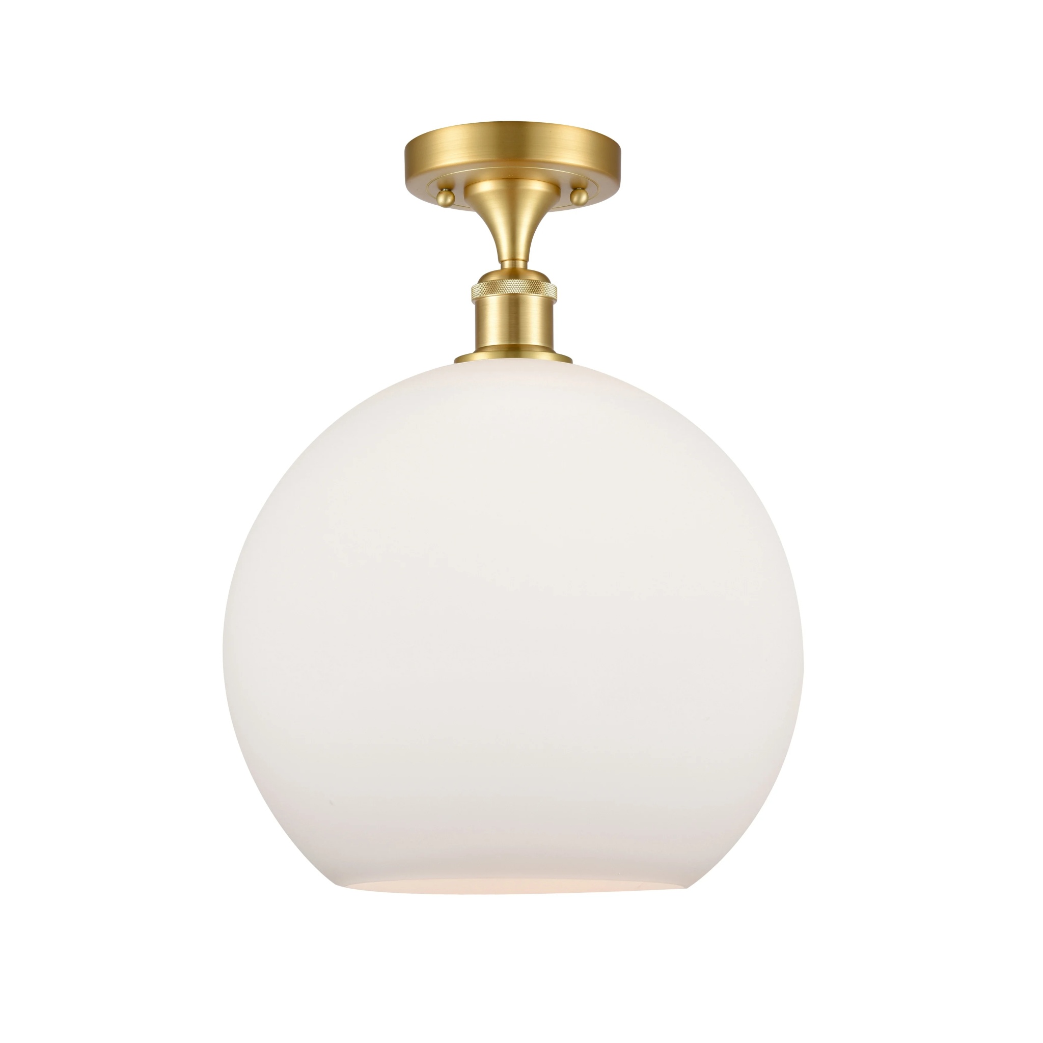 Innovations Lighting 516-1C-17-12 Athens Semi-Flush Athens 12" Wide Semi-Flush Globe - Image 35