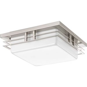 P3447-0930K9-Progress Lighting-Helm LED - Close-to-Ceiling Light - 1 Light in Modern Craftsman and Modern style - 11 Inches wide by 3.75 Inches