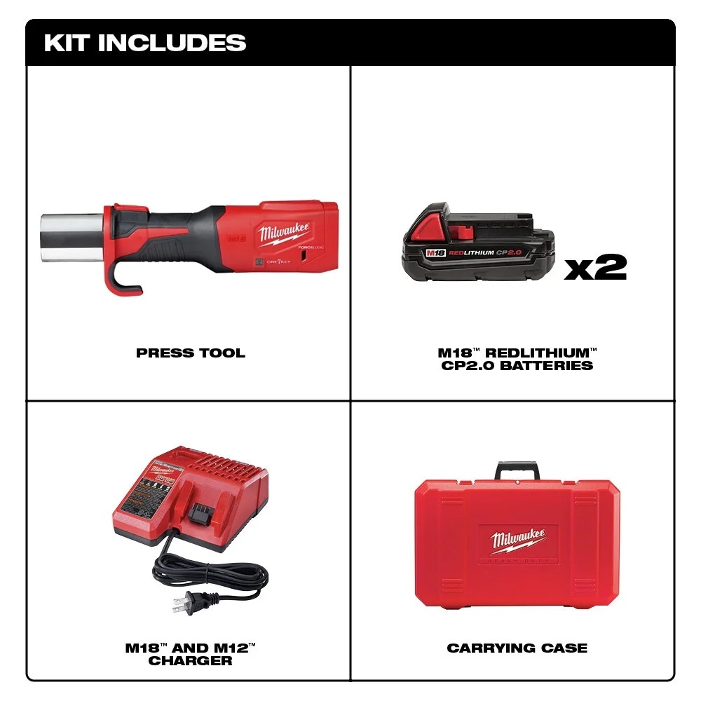 Milwaukee Tool M18 FORCE LOGIC Press Tool w/ ONE-KEY - Image 2