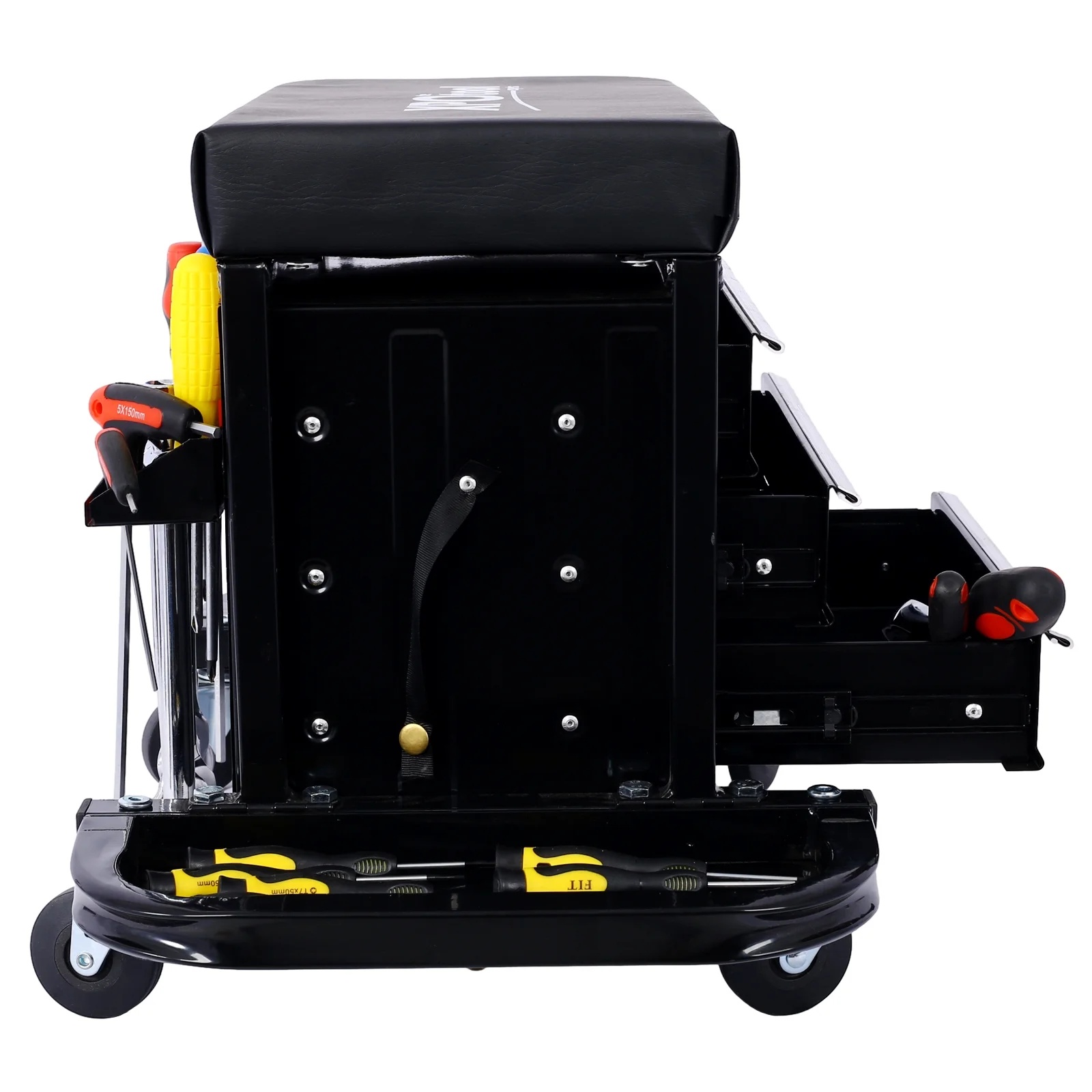 UBesGoo 350-Pound Capacity Garage Glider Rolling Tool Chest Seat - Image 4