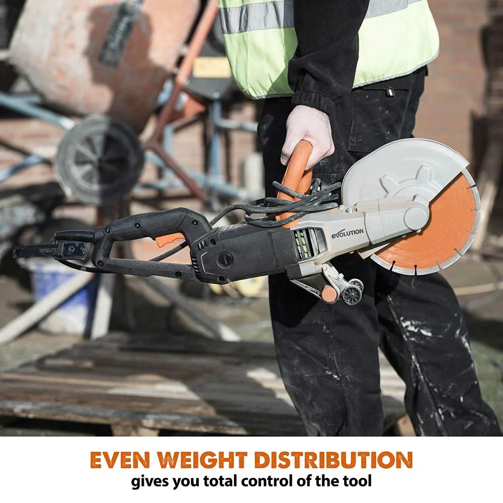 Evolution R255Evolution R255DCT 15A 120V, 10 in. Electric Concrete Cut-Off Power Saw - Image 4