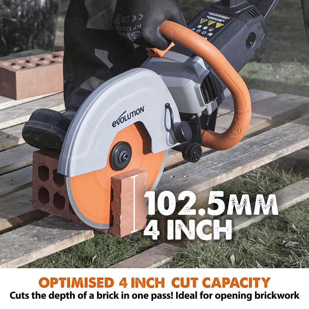 Evolution R255Evolution R255DCT 15A 120V, 10 in. Electric Concrete Cut-Off Power Saw - Image 2