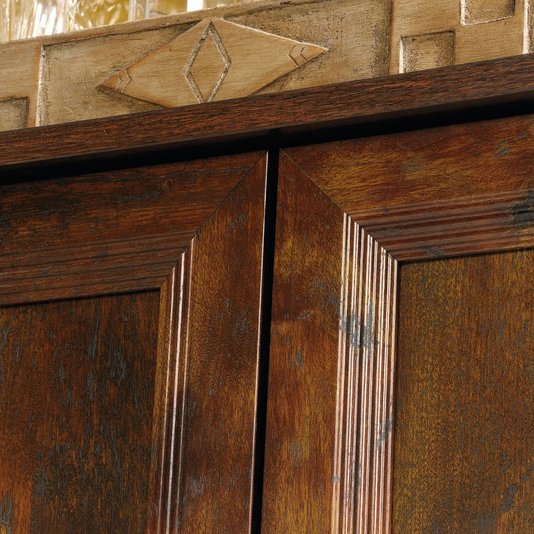 Sauder Viabella Storage Cabinet, Curado Cherry Finish - Image 4