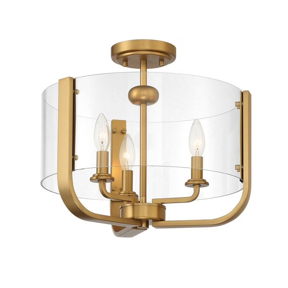 Eurofase Lighting - Campisi - 3 Light Semi-Flush Mount in Transitional Style - - Image 3