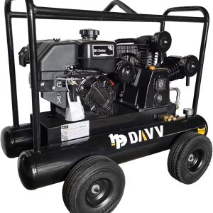 HPDAVV 6.5HP 120 PSI One Stage Gas Driven Piston Air Compressor 20 gal