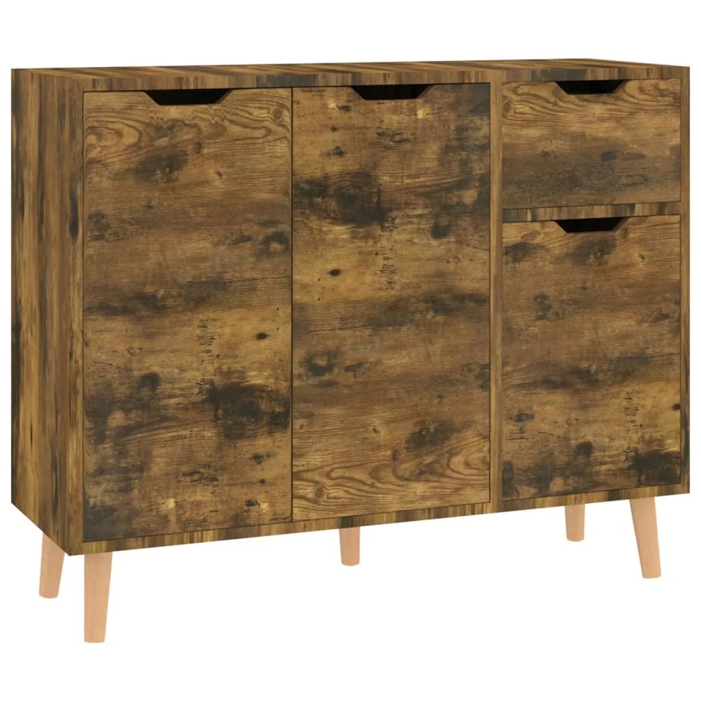 vidaXL Sideboard Console Cabinet with Storage for Bedroom Engineered Wood - Image 26
