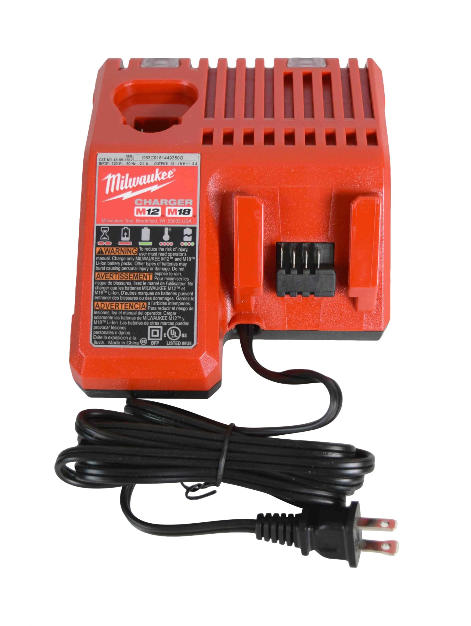 Milwaukee M18 Cordless 18V 4-Tool Kit (Drill/Driver, Hackzall, Impact Driver, Light) 2695-24 with (2) 3Ah Batteries, Charger, & Tool Bag - Image 3