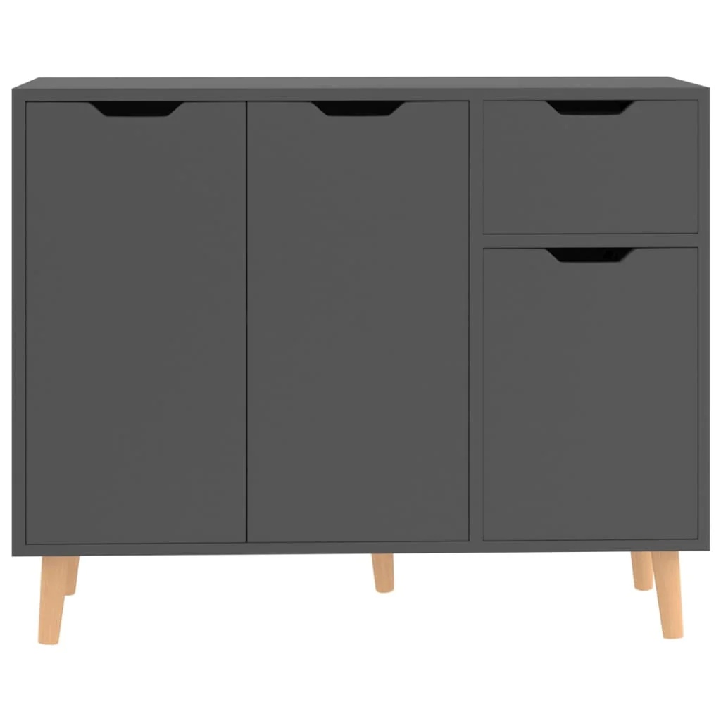 vidaXL Sideboard Console Cabinet with Storage for Bedroom Engineered Wood - Image 9