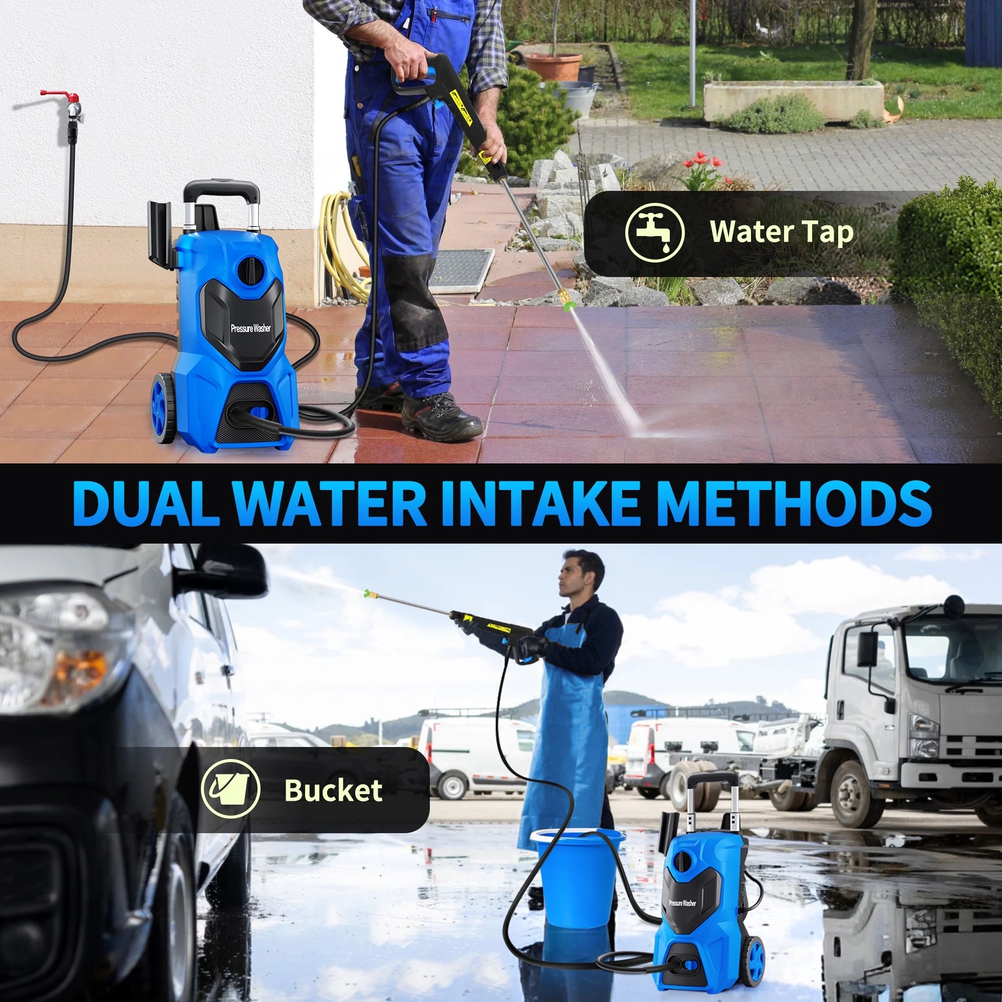 Fenbeli Electric Pressure Washer, 3800 PSI 2.6GPM Power Washer for Cars, Fences and Patios - Image 26