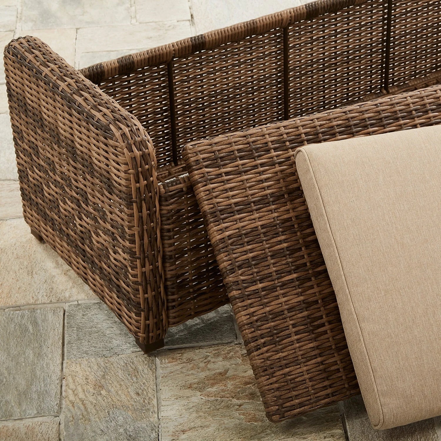 Better Homes & Gardens Hawthorne Park Outdoor Storage Ottoman - Image 5