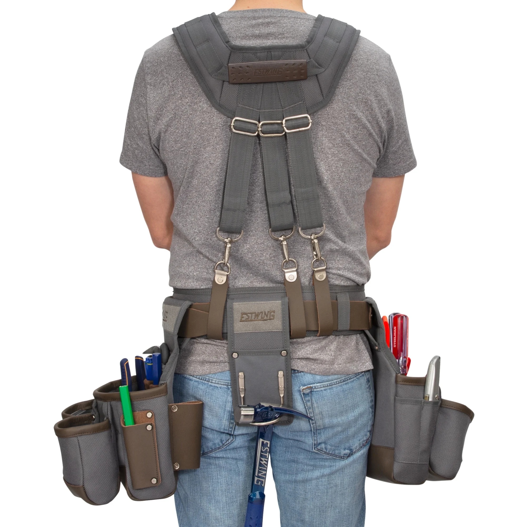 Estwing 94745 15-Pocket Framer's Tool Pouch Apron Set - Image 6