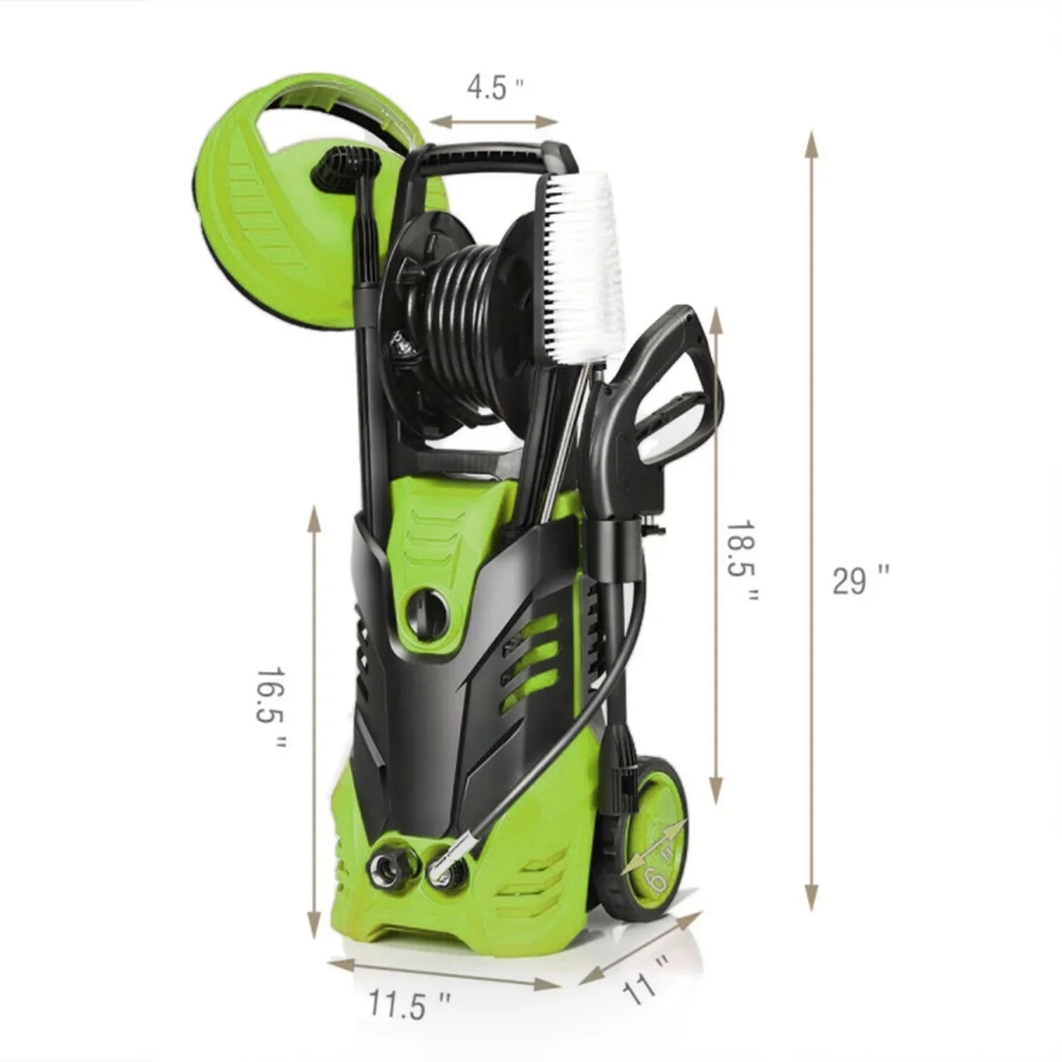 Fenbeli Electric Pressure Washer, 3800 PSI 2.6GPM Power Washer for Cars, Fences and Patios - Image 10