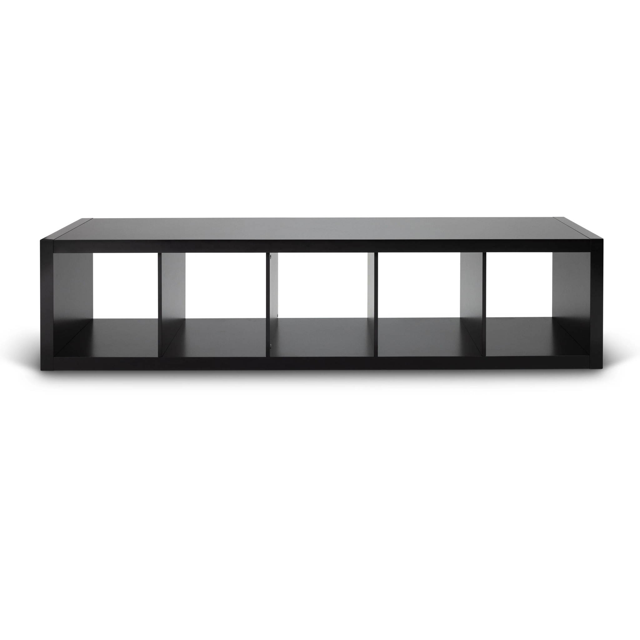 Better Homes & Gardens 5-Cube Vertical Storage Organizer, Solid Black - Image 2