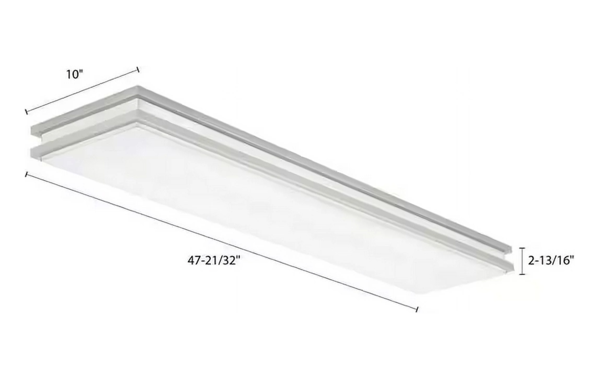 Lithonia Lighting - Saturn - 47.66 Inch 35W LED Linear Flush Mount - Image 2