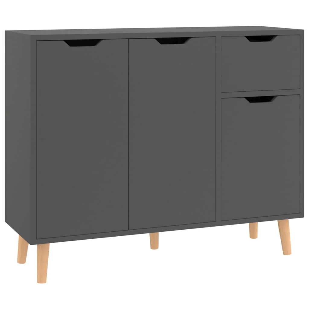 vidaXL Sideboard Console Cabinet with Storage for Bedroom Engineered Wood - Image 8