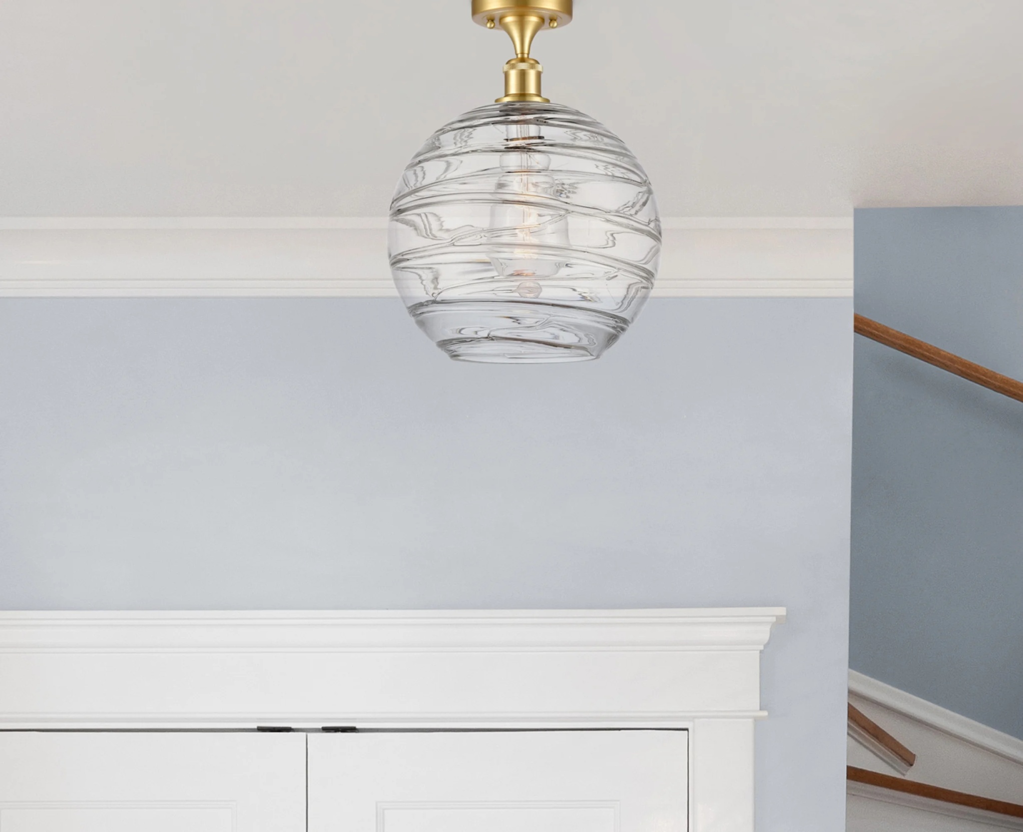 Innovations Lighting 516-1C-17-12 Athens Semi-Flush Athens 12" Wide Semi-Flush Globe - Image 41