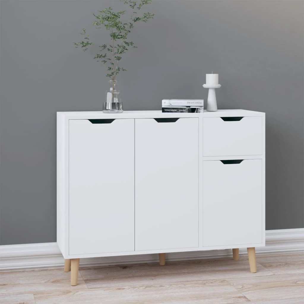 vidaXL Sideboard Console Cabinet with Storage for Bedroom Engineered Wood - Image 19