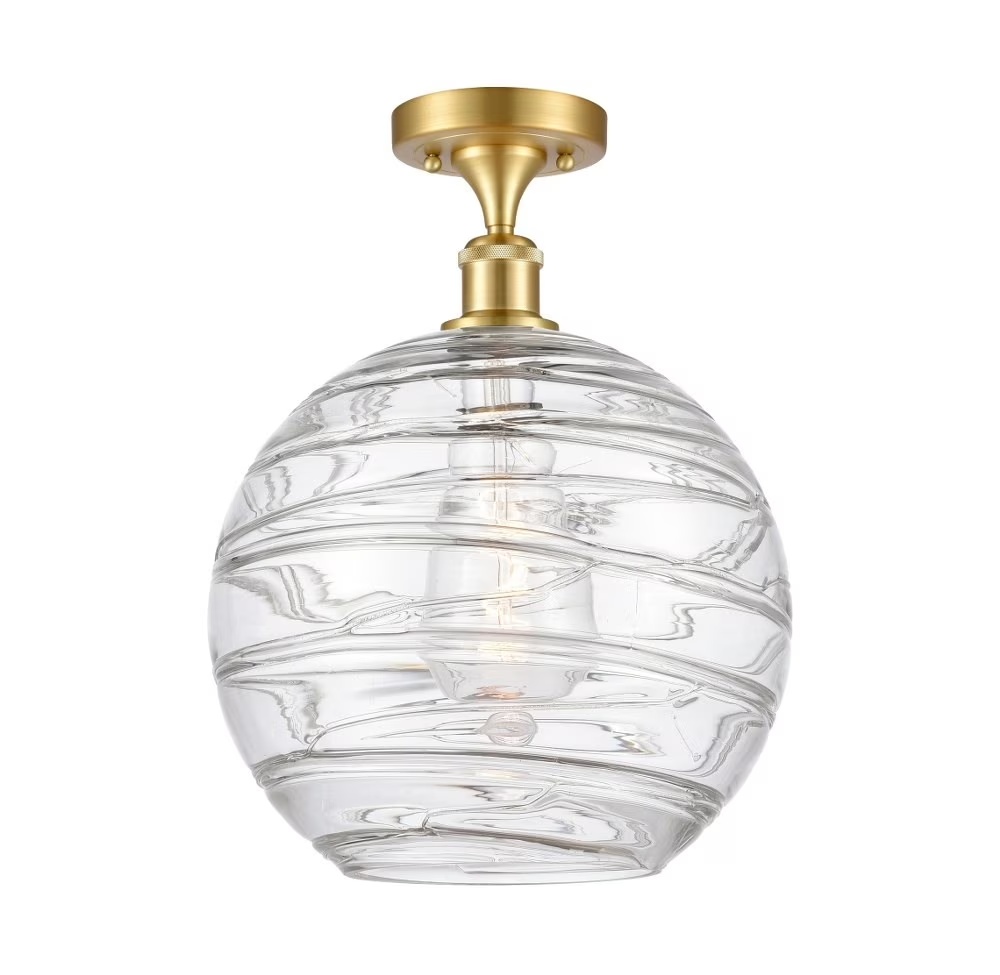 Innovations Lighting 516-1C-17-12 Athens Semi-Flush Athens 12" Wide Semi-Flush Globe - Image 16