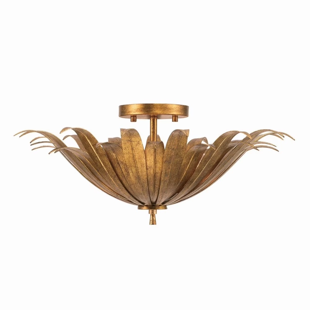 Capital Lighting - Eden - 3 Light Semi-Flush Mount In Bohemian Style-8.5 Inches - Image 3