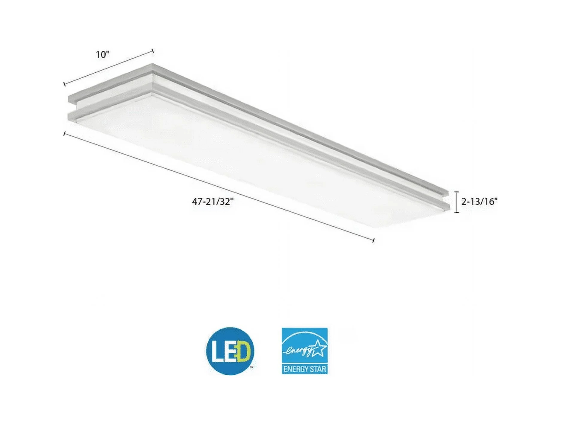 Lithonia Lighting - Saturn - 47.66 Inch 35W LED Linear Flush Mount - Image 3