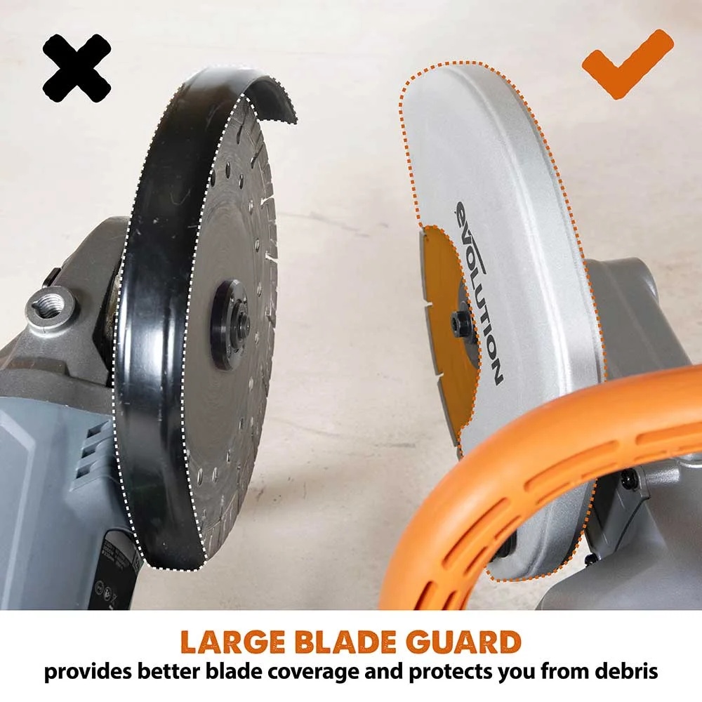 Evolution R255Evolution R255DCT 15A 120V, 10 in. Electric Concrete Cut-Off Power Saw - Image 8