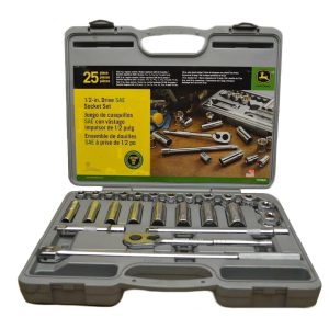 John Deere Ty25839, 1/2" Drive Sae Socket Wrenches & Sets, 25 Pieces