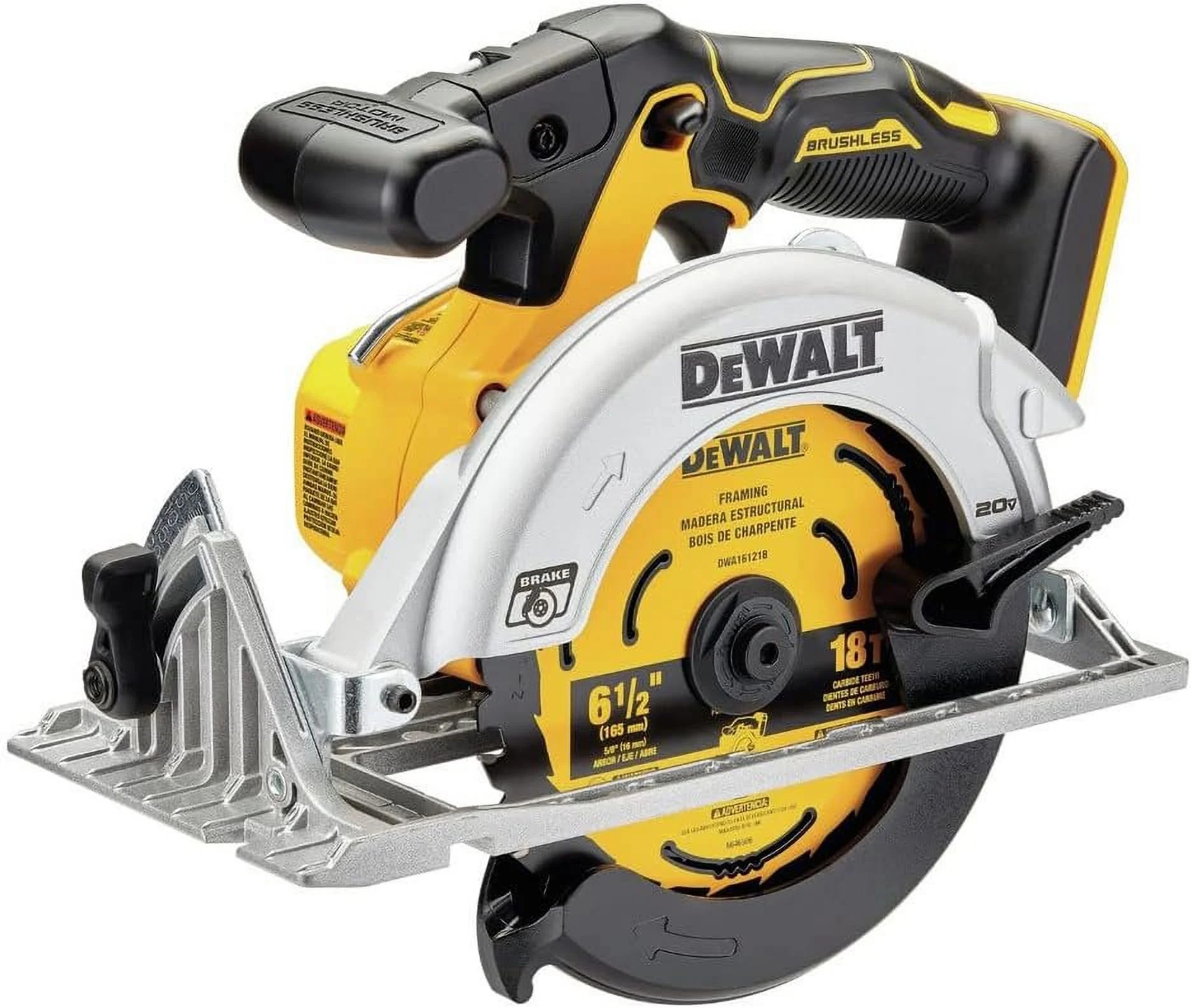 DEWALT 20V MAX Brushless Cordless Circular Saw and Drill Combo Kit with DEWALT POWERSTACK Compact Batteries DCK239E2 - Image 5