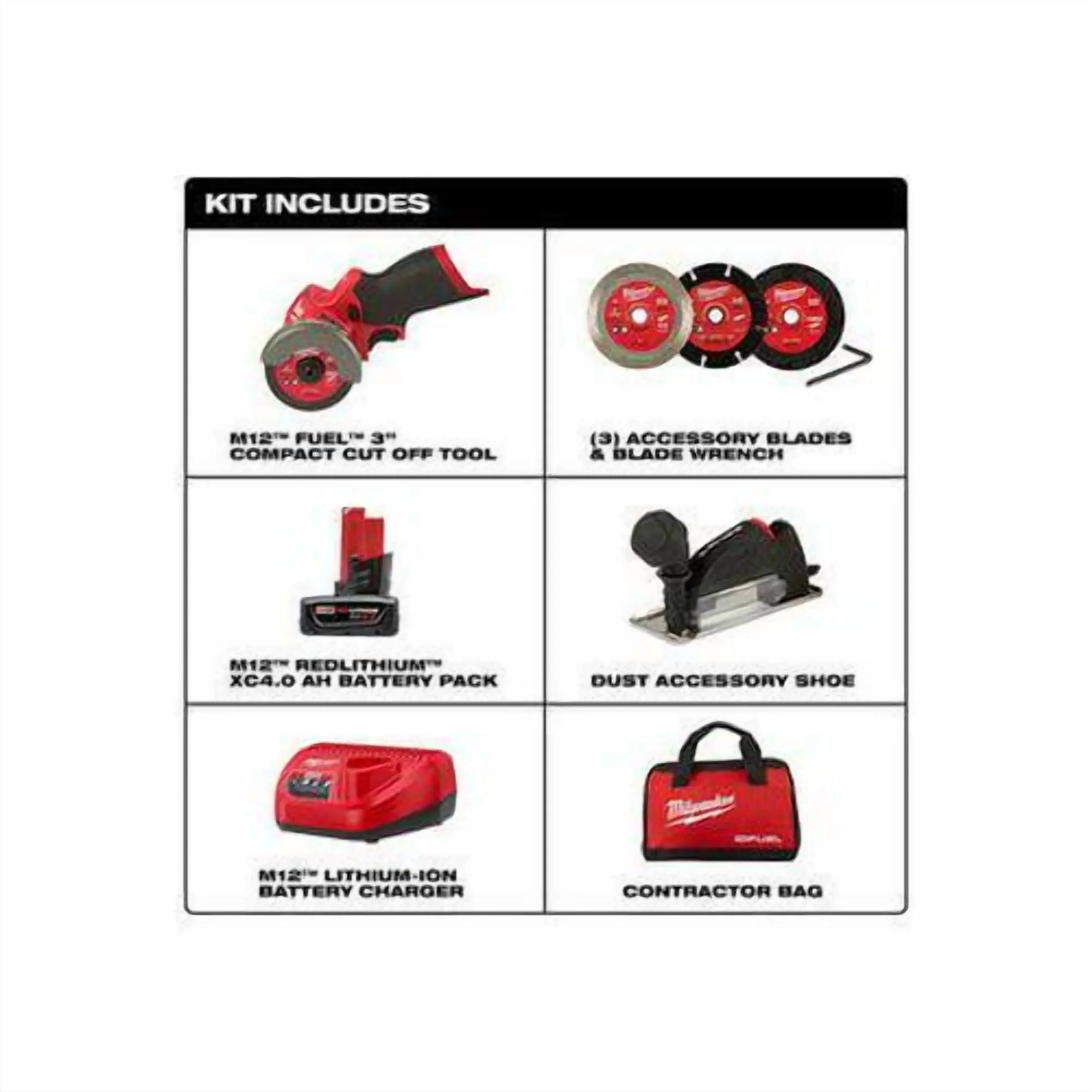 M12 FUEL 3 Compact Cut Off Tool - Kit - Image 2