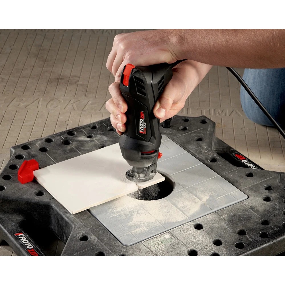 RotoZip SS355-10 5.5 Amp RotoSaw Corded Spiral Saw Kit - Image 7