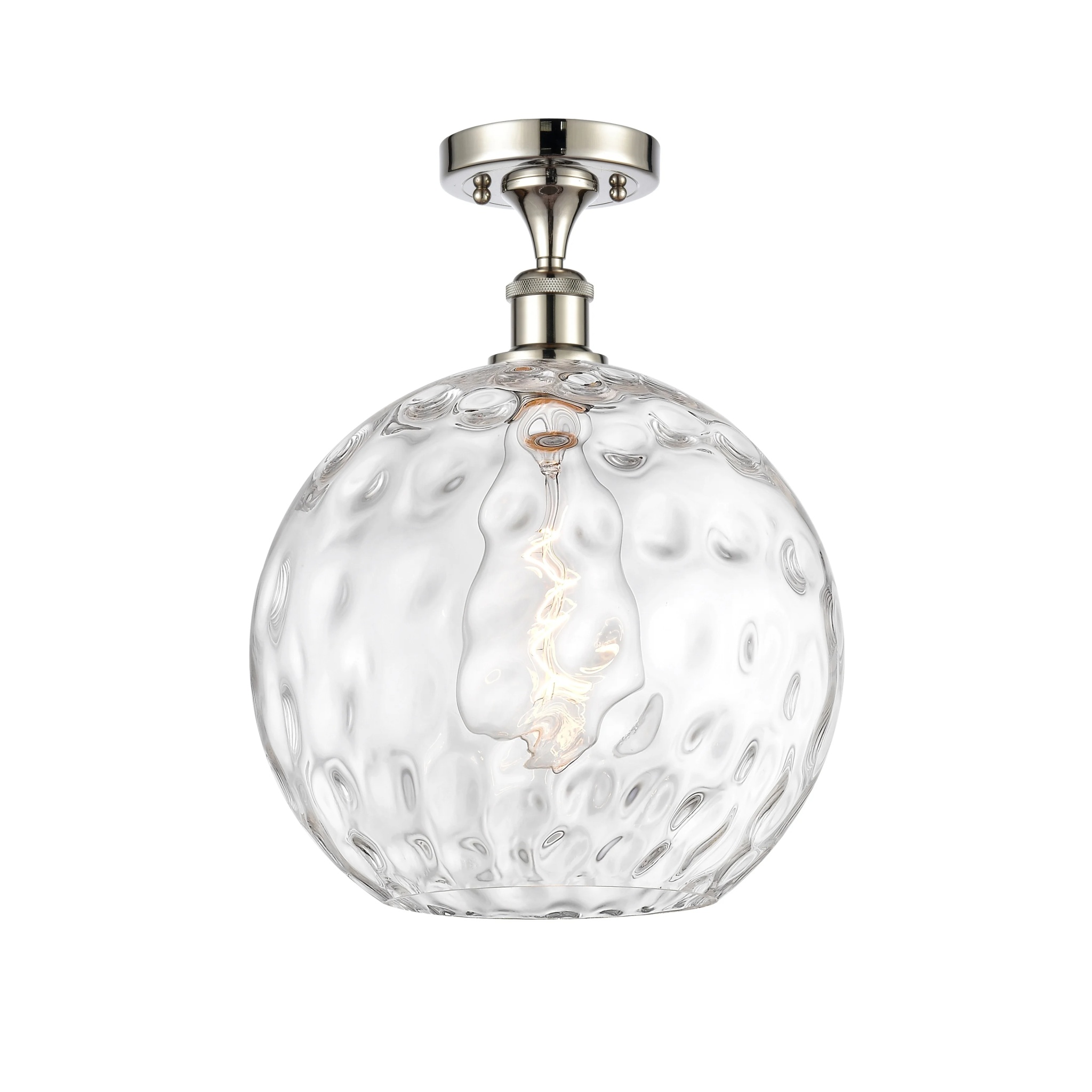 Innovations Lighting 516-1C-17-12 Athens Semi-Flush Athens 12" Wide Semi-Flush Globe - Image 48