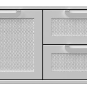 Hestan Agsdr42 42" Wide Single Storage Door And Double Drawer From The Hestan Outdoor