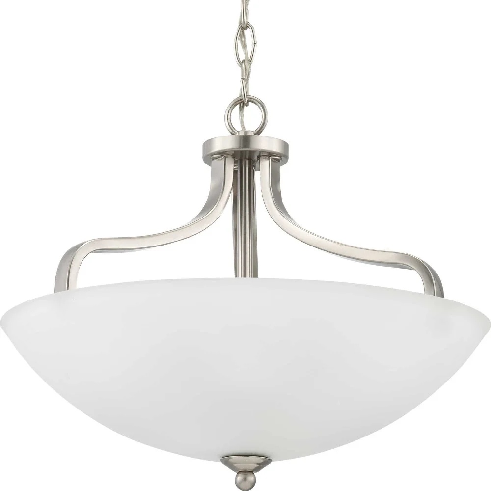 Progress Lighting - Three Light Semi-Flush Convertible - Close-to-Ceiling - - Image 8