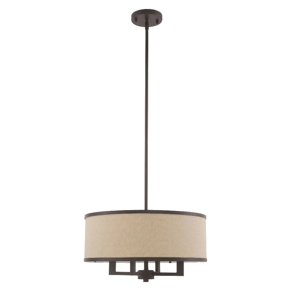 Livex Lighting Park Ridge Chandelier in Hand Painted Antique Gold Leaf - Image 14