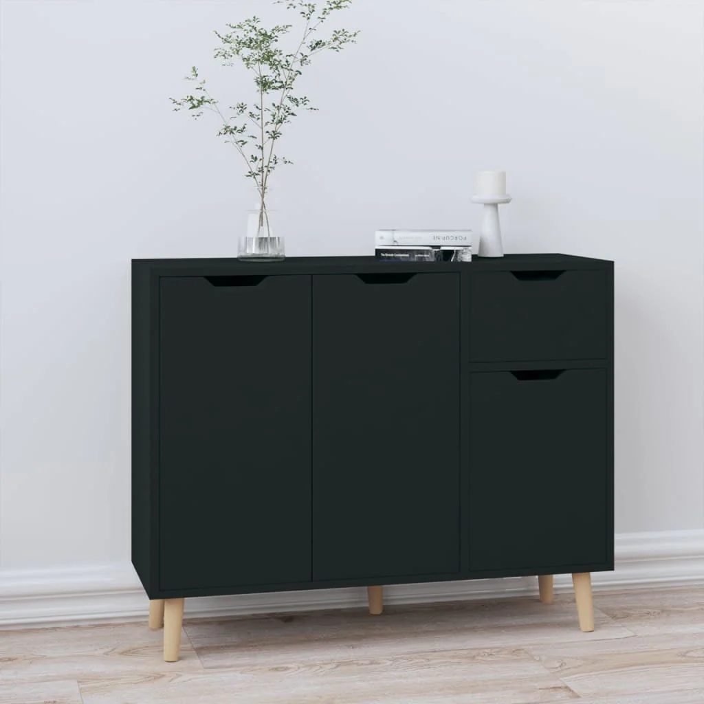 vidaXL Sideboard Console Cabinet with Storage for Bedroom Engineered Wood - Image 5