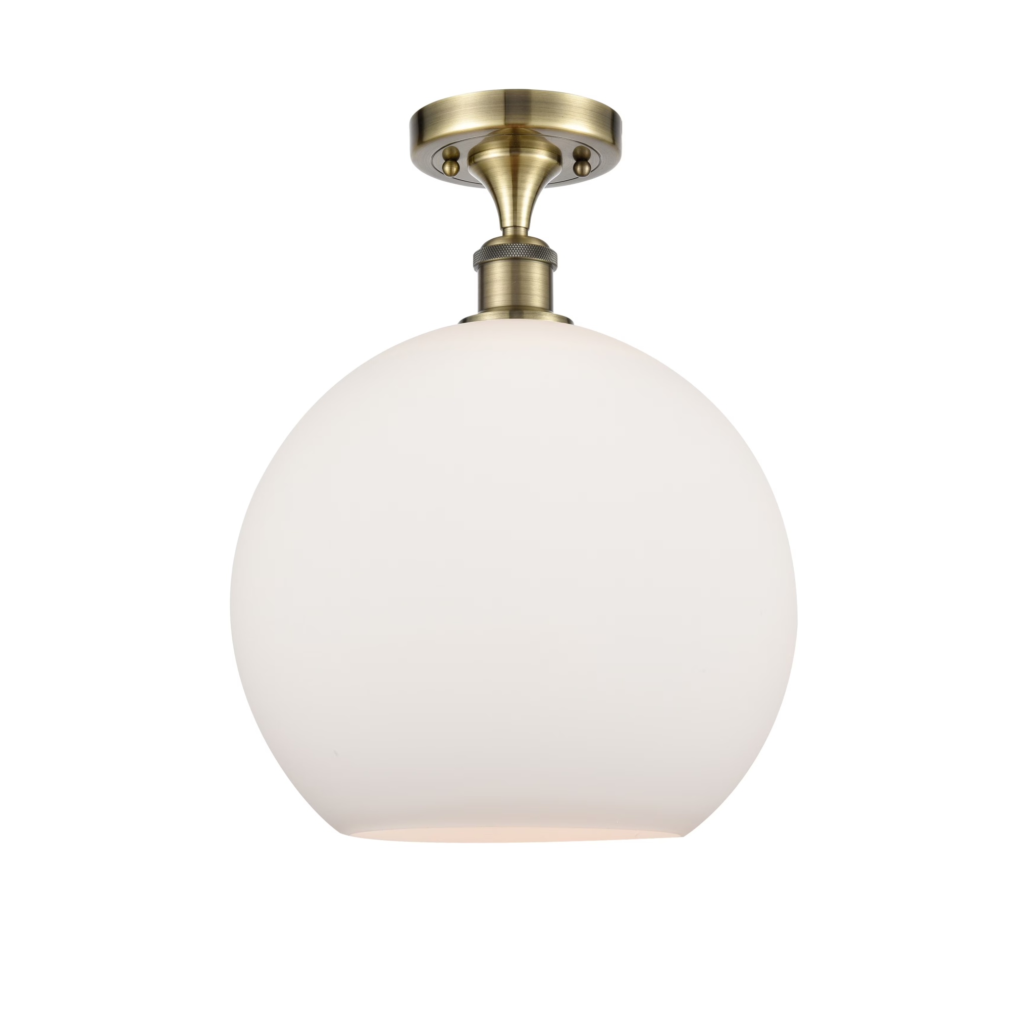 Innovations Lighting 516-1C-17-12 Athens Semi-Flush Athens 12" Wide Semi-Flush Globe - Image 30