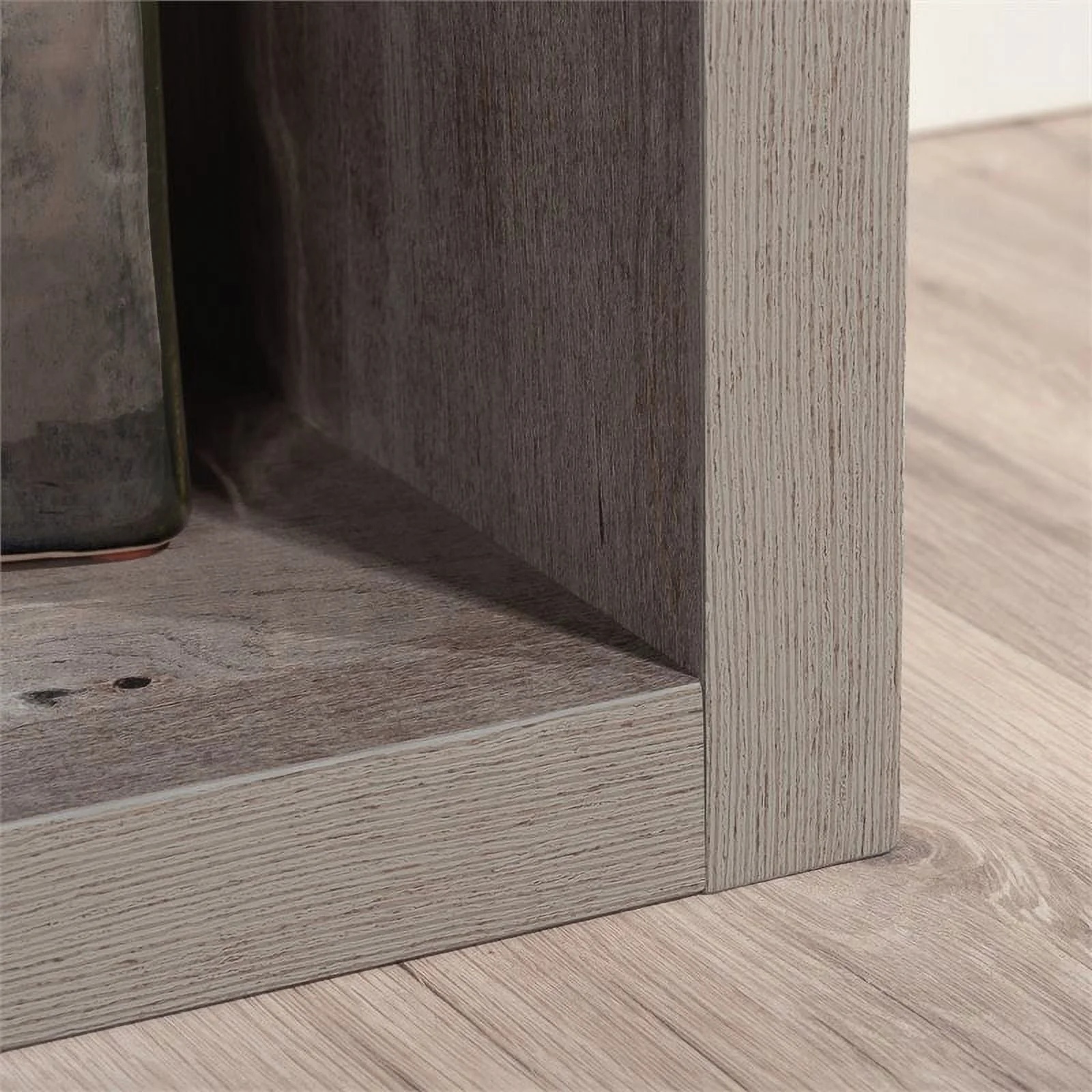 Sauder 6-Cube Organizer Storage Bookcase Mystic Oak, Mystic Oak Finish - Image 7