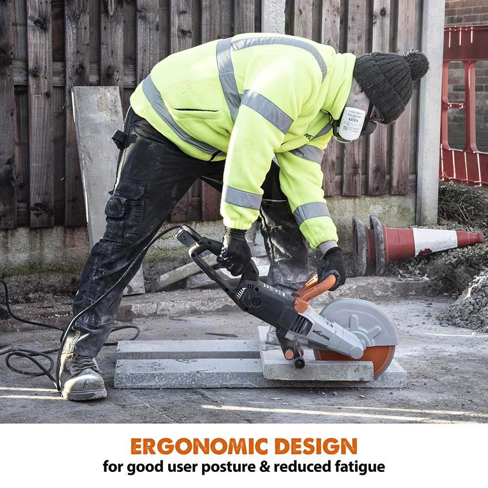Evolution R255Evolution R255DCT 15A 120V, 10 in. Electric Concrete Cut-Off Power Saw - Image 3