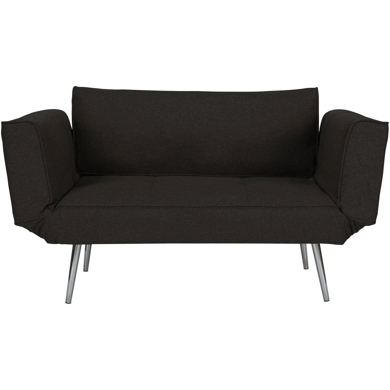 DHP Euro Futon with Magazine Storage, Black - Image 5